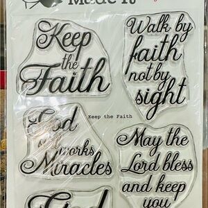 New Inspirational Clear Stamps Set